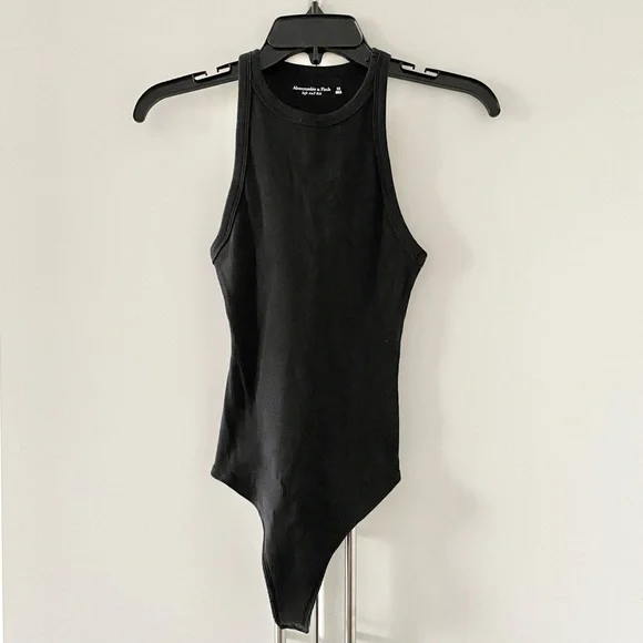 Abercrombie Soft Rib Racerback Tank Bodysuit - Picture 3 of 6